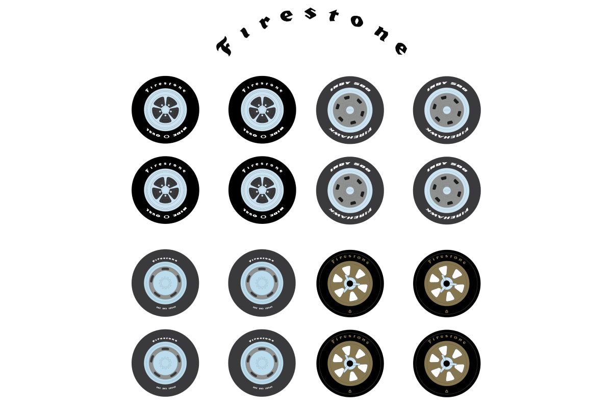 Greenlight Firestone Tyres Wheel & Tyre Pack