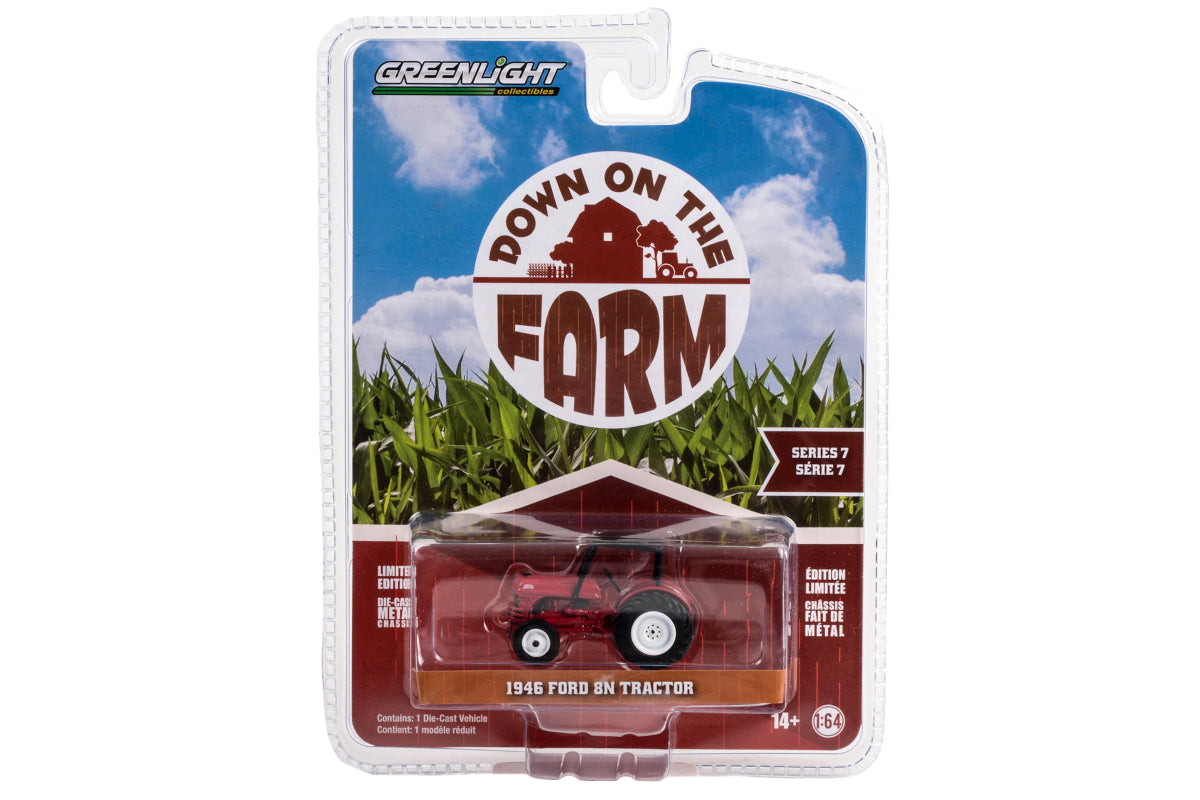 1946 Ford 8N Tractor (Red with Black Canopy)
