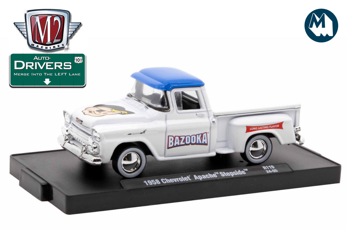 M2 Drivers 119 - 1958 Chevrolet Apache Stepside "Bazooka"