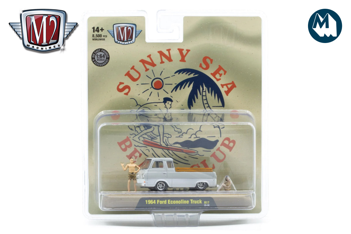 M2 Dioramas 17 - 1964 Ford Econoline Truck - Sunny Sea Beach Club