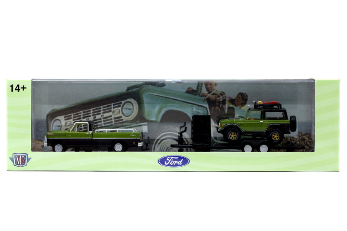 M2 Auto-Haulers 91 - 1969 Ford F-100 Ranger Truck & 1971 Ford Bronco