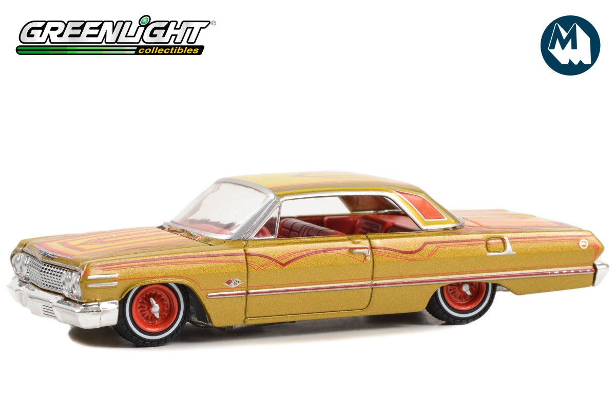 1963 Chevrolet Impala SS (Gold Metallic and Red)