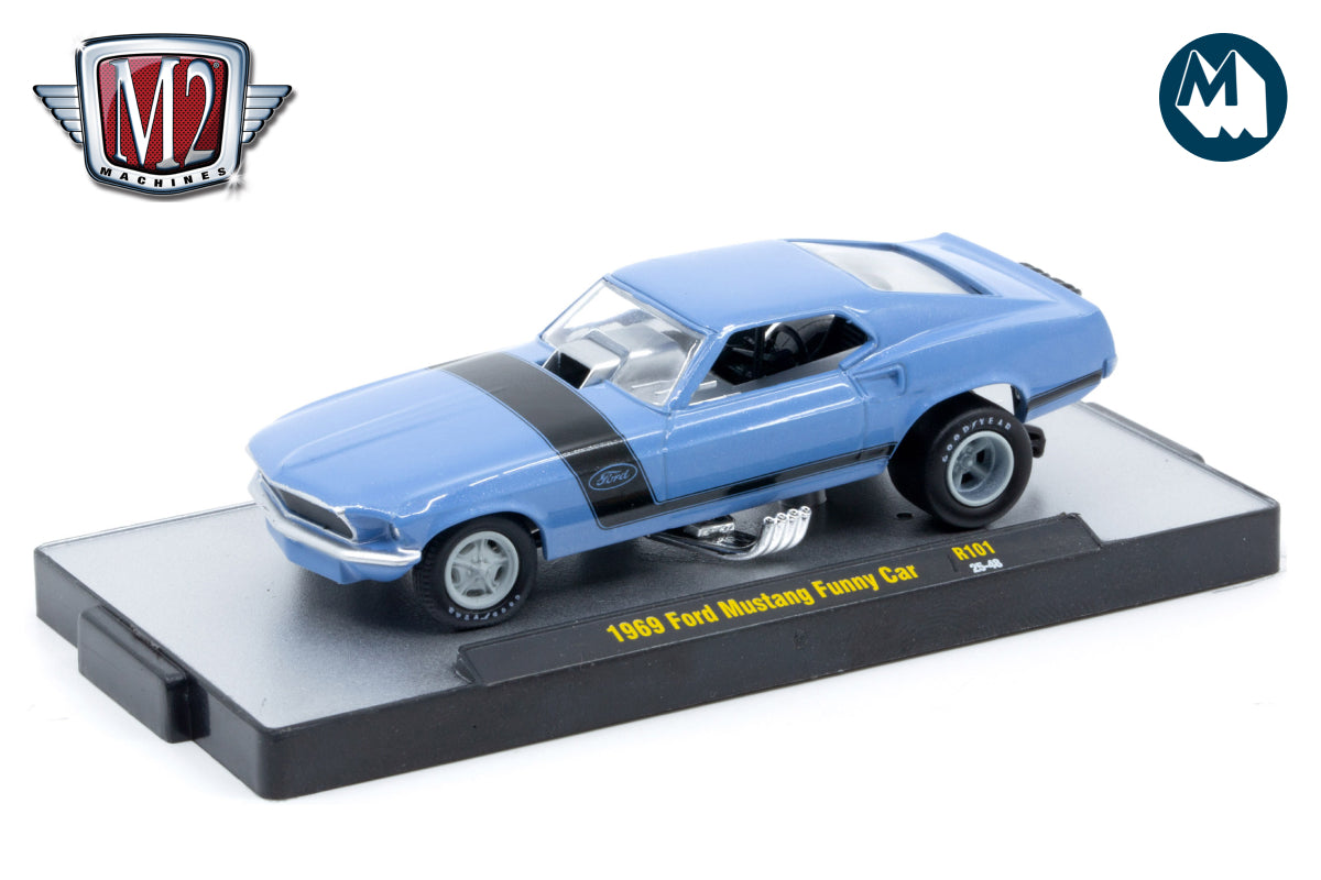 M2 Auto-Thentics 101 - 1969 Ford Mustang Funny Car – Modelmatic