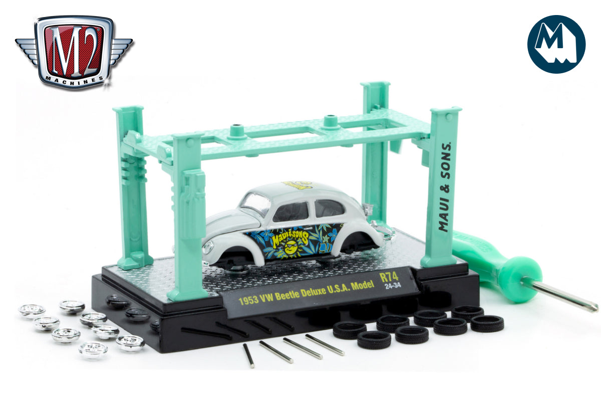 M2 Model Kit 74 - 1953 VW Beetle Deluxe U.S.A Model
