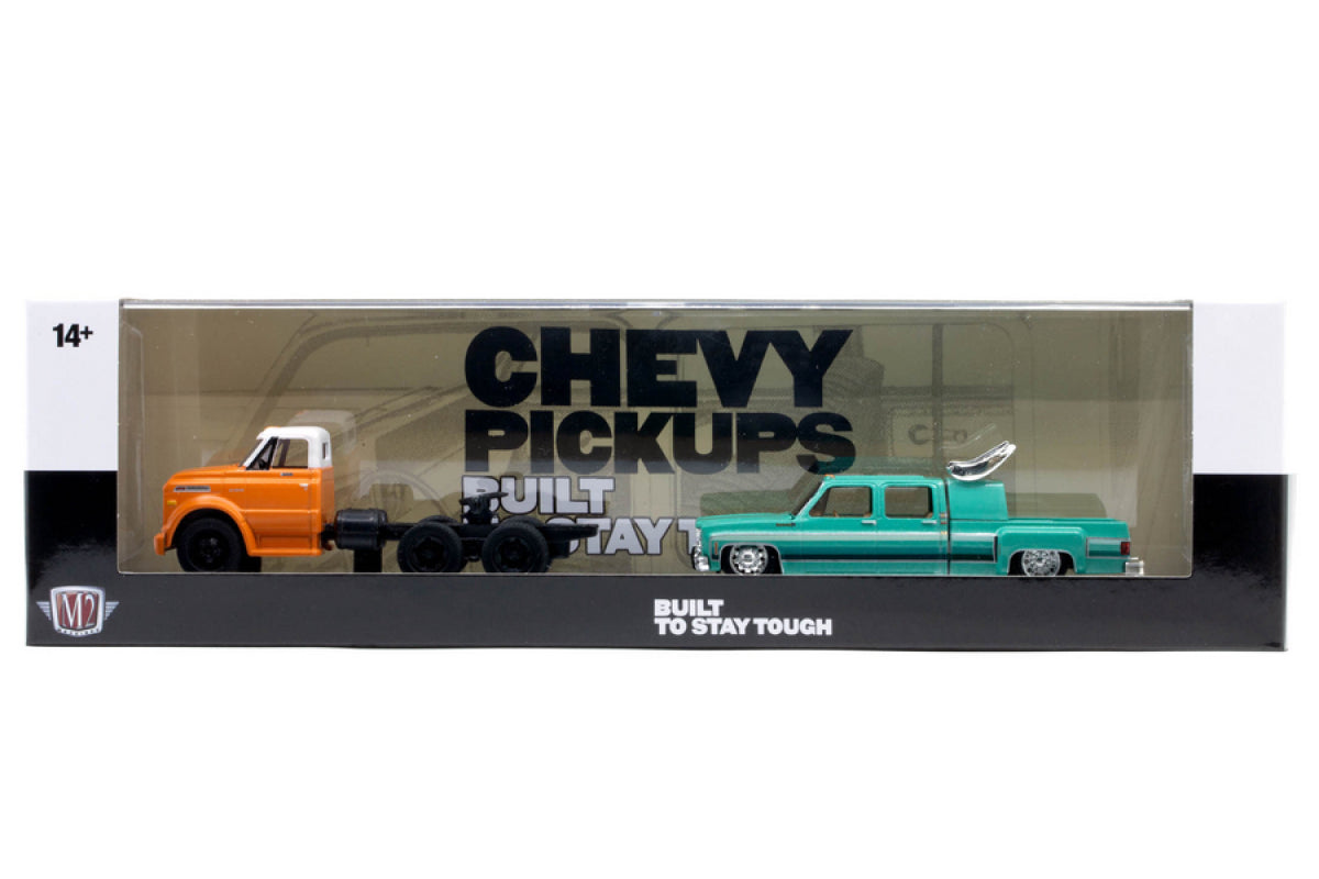M2 Auto-Haulers 96 - 1970 Chevrolet C60 Truck & 1974 Chevrolet Cheyenne Super 30