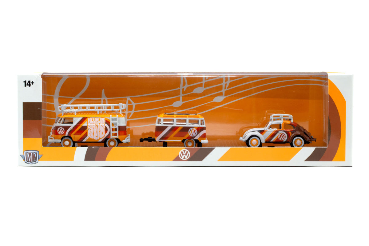 M2 Auto-Haulers 90 - 1960 VW Delivery Van & 1953 VW Beetle Deluxe USA Model