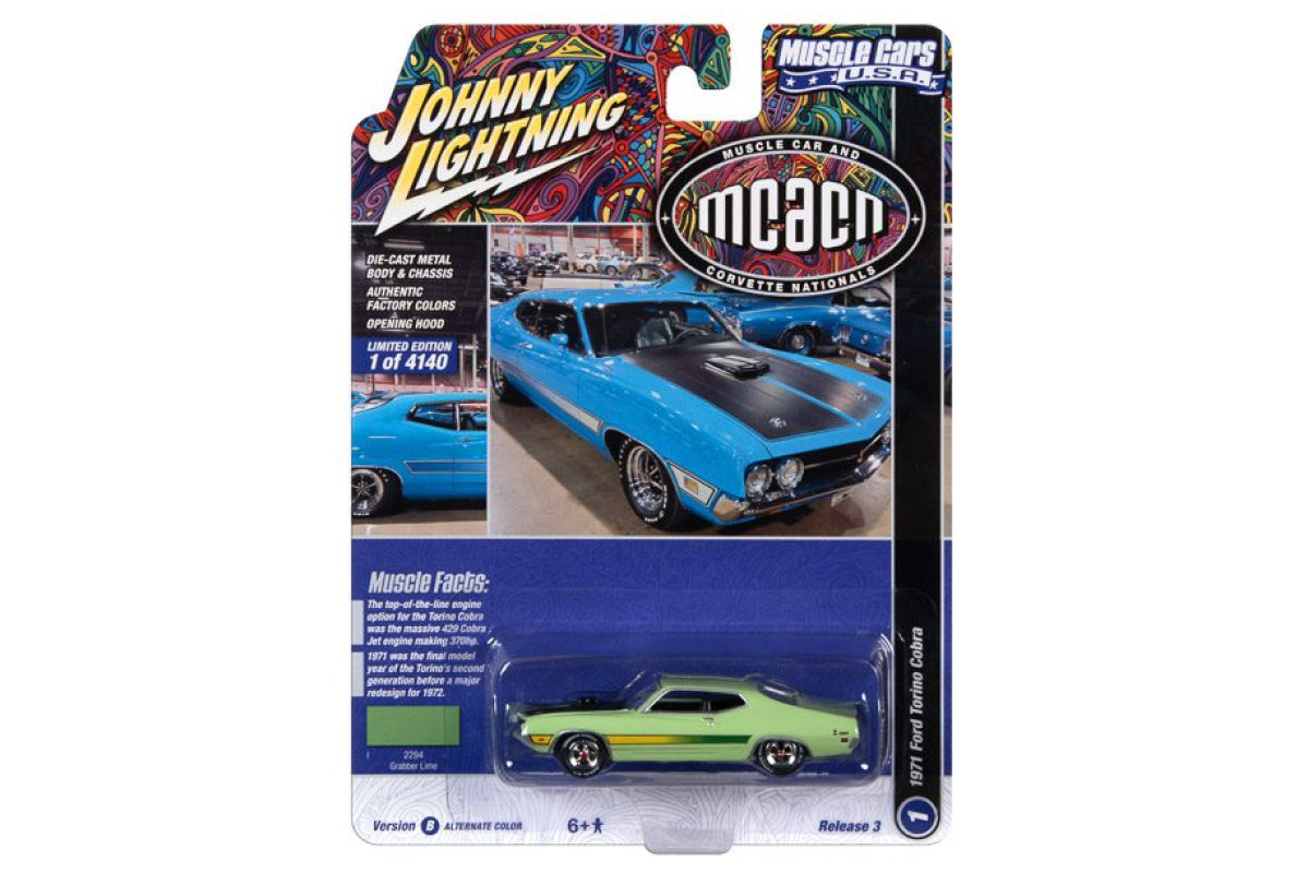 1971 Ford Torino Cobra - MCACN (Grabber Lime)