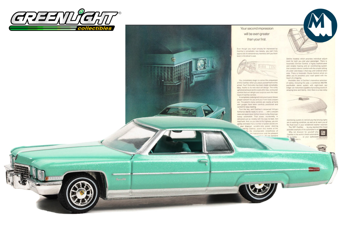 1971 Cadillac Coupe deVille "Your Second Impression Will Be Even Greater Than Your First"