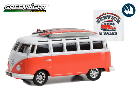 1964 Volkswagen Samba Bus with Surfboards "The Busted Knuckle Garage Service & Sales"