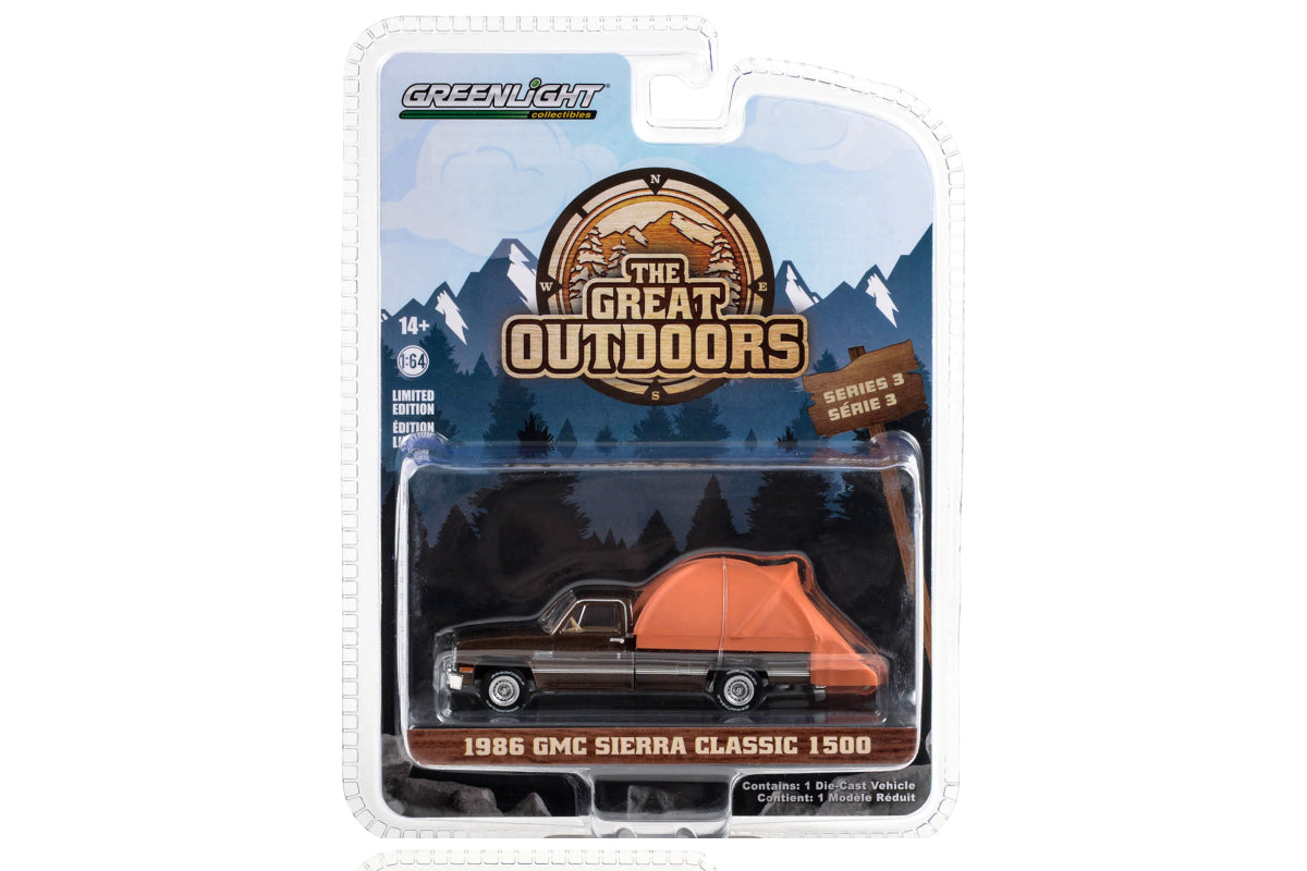 1986 GMC Sierra Classic 1500 - Dark Brown Metallic with Modern Truck Bed Tent