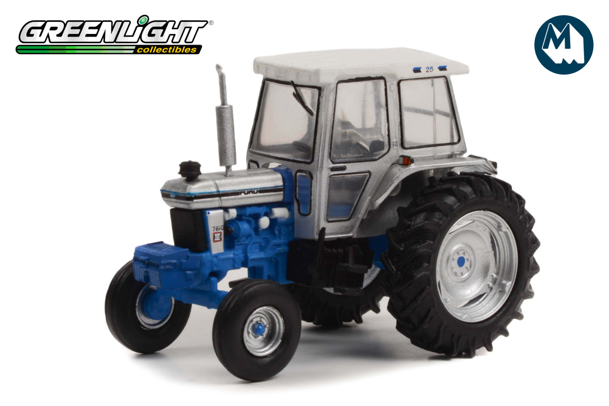 1989 Ford 7610 Silver Jubilee Tractor (White and Blue)