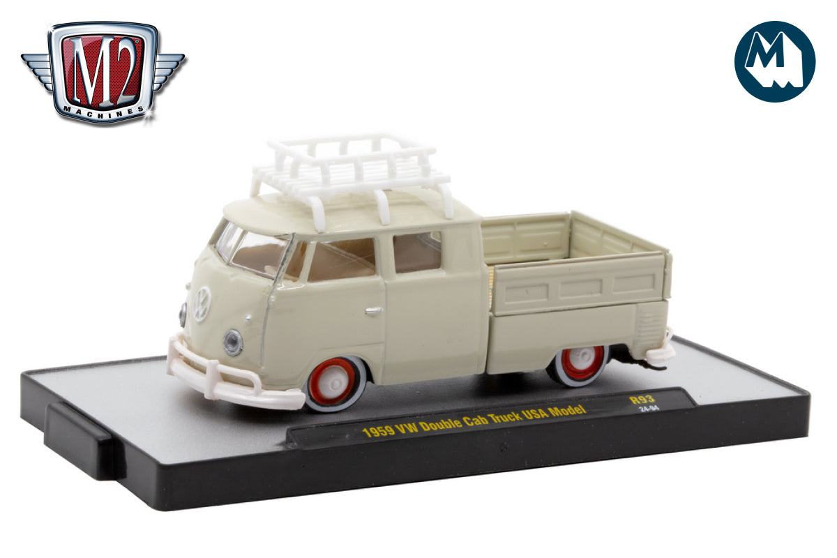 M2 Auto-Thentics 93 - 1959 VW Double Cab Truck USA Model