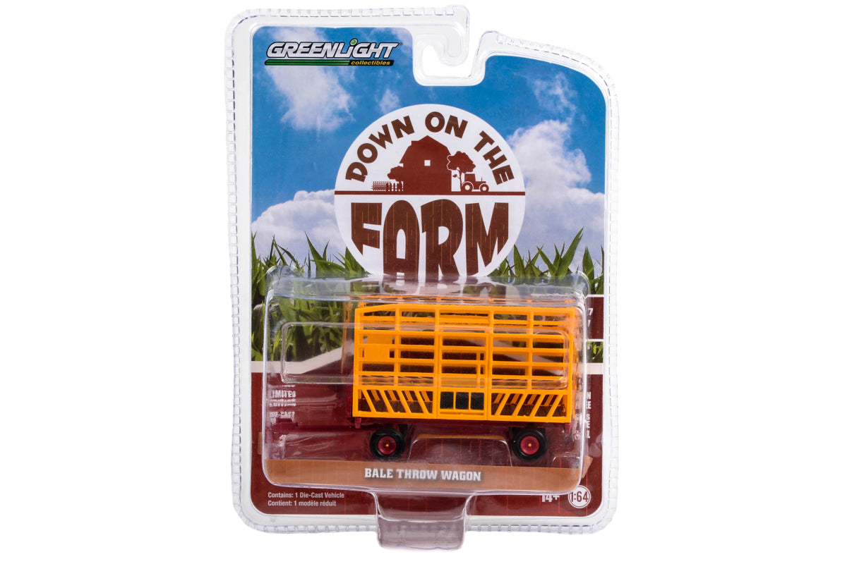Bale Throw Wagon (Yellow and Red)