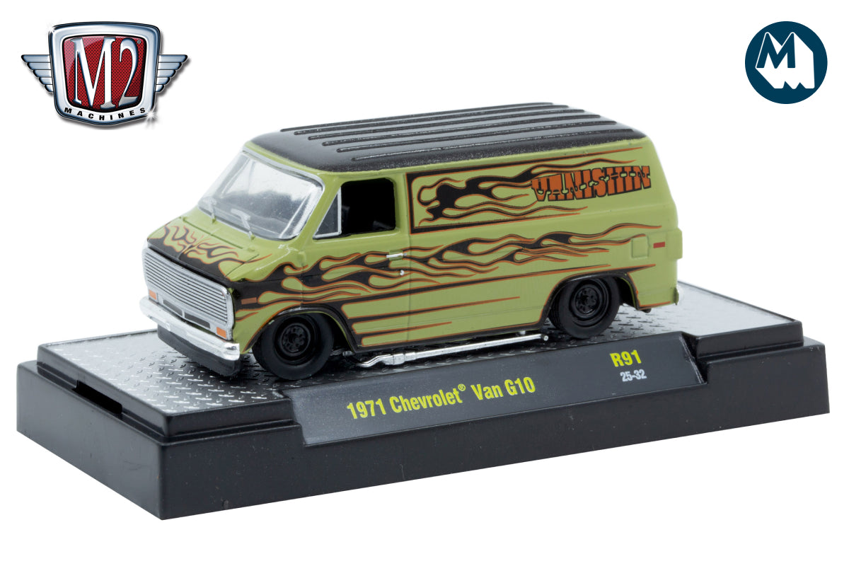 M2 Detroit Muscle 91 - 1971 Chevrolet Van G10 – Modelmatic