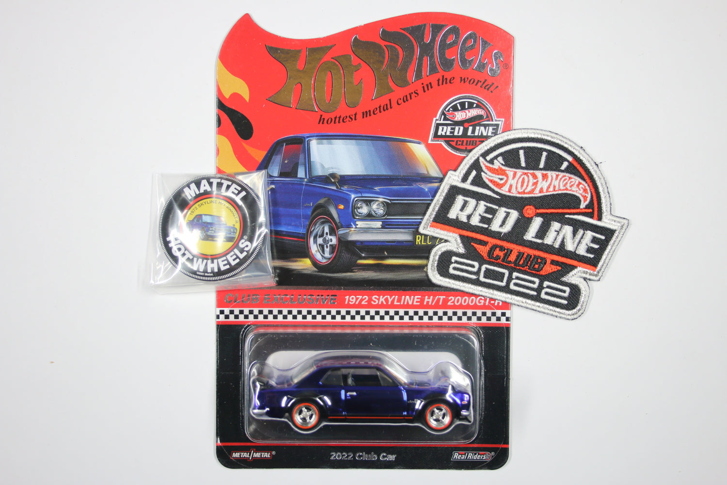 Hot Wheels Red Line Club Membership Car (2022) 1972 Skyline H/T