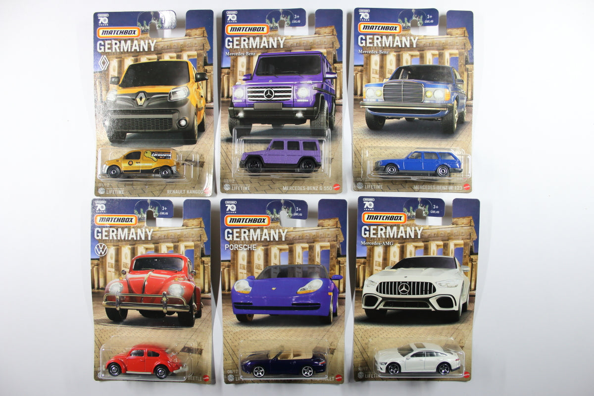2023 Matchbox - "Best of Germany" 2023 Mix B (6 cars)