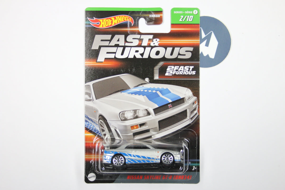 Hot Wheels Fast & Furious 2023 Mix 2 / #2- Nissan Skyline GT-R (BNR34)
