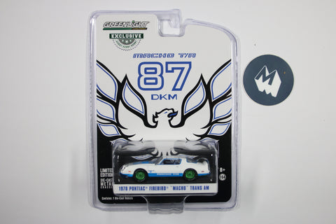 [Green Machine] 1978 Pontiac Firebird "Macho Trans Am" #87 of 204 by Mecham Design (White and Blue)