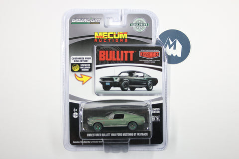 [Green Machine] Mecum Auctions Collector Cars - Unrestored Bullitt 1968 Ford Mustang GT Fastback - Kissimmee 2020