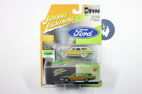 [White Lightning] 1960 Ford Country Squire - Rat Fink (Green and Orange)