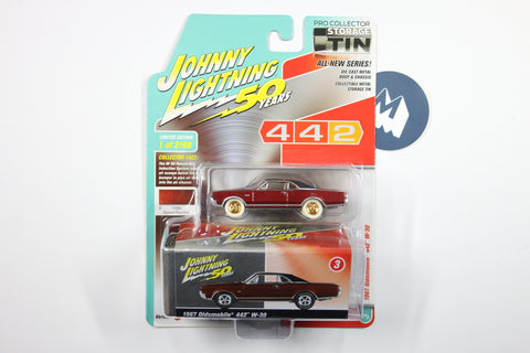 [White Lightning] 1967 Oldsmobile 442 W-30 Garnet (Red Poly)