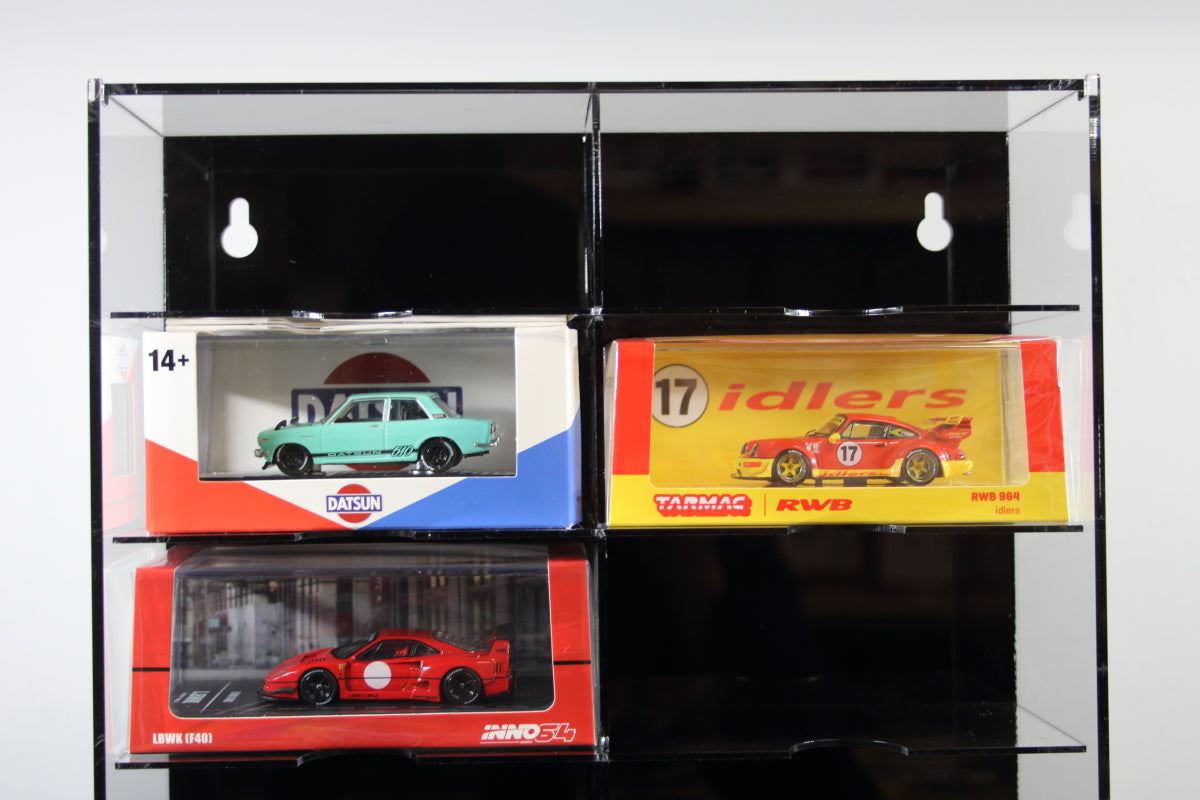 1:64 Showcase 12-Car Wall Mount Display Case