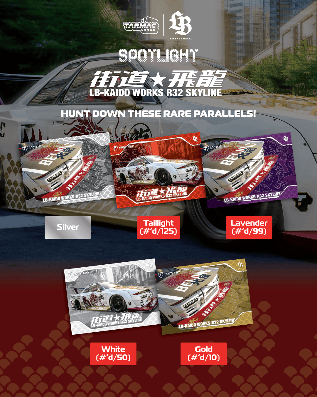 Tarmac Cards Spotlight - LB-KAIDO WORKS R32 SKYLINE "Flying Dragon"
