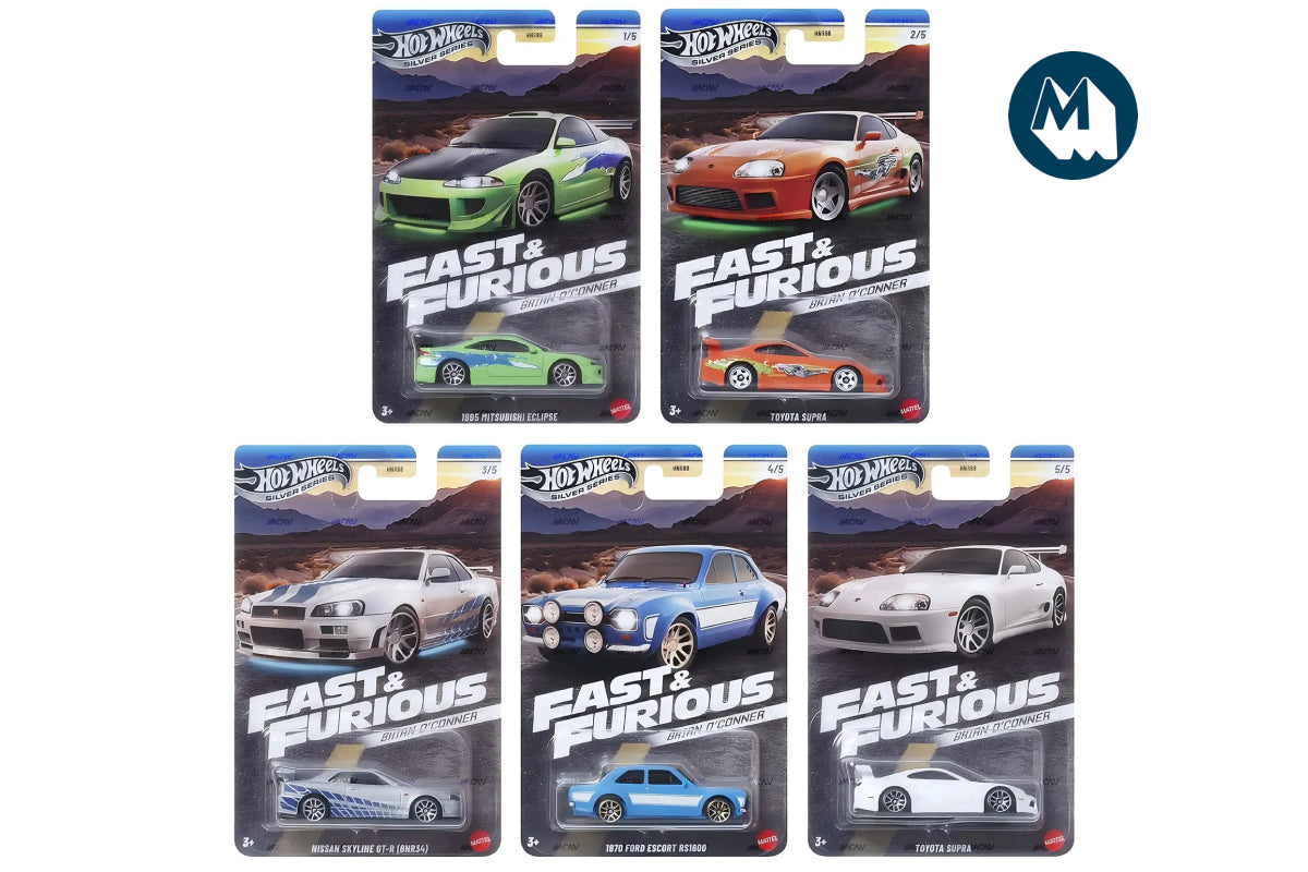 Hot Wheels Fast & Furious 2025 Mix 1 Brian O'Conner Series