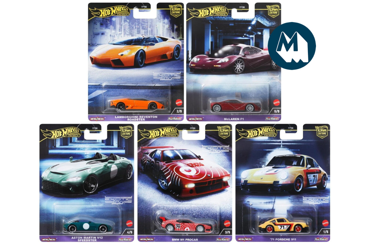 Hot Wheels Car Culture 2024 Mix 1 Exotic Envy 3 / Full sets & cases