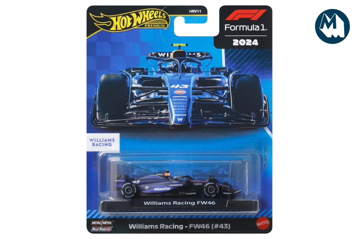 Hot Wheels Premium 2024 Formula 1 - Williams Racing F1 Team - FW46 (#43)