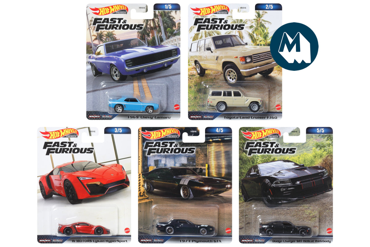 Hot Wheels Fast & Furious Premium 2023 Mix 2 / Full sets