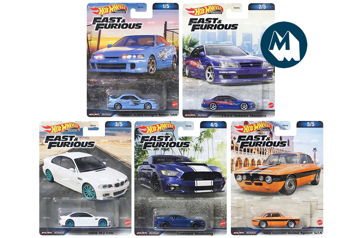 Hot Wheels Fast & Furious Premium 2023 Mix 3 / Full sets