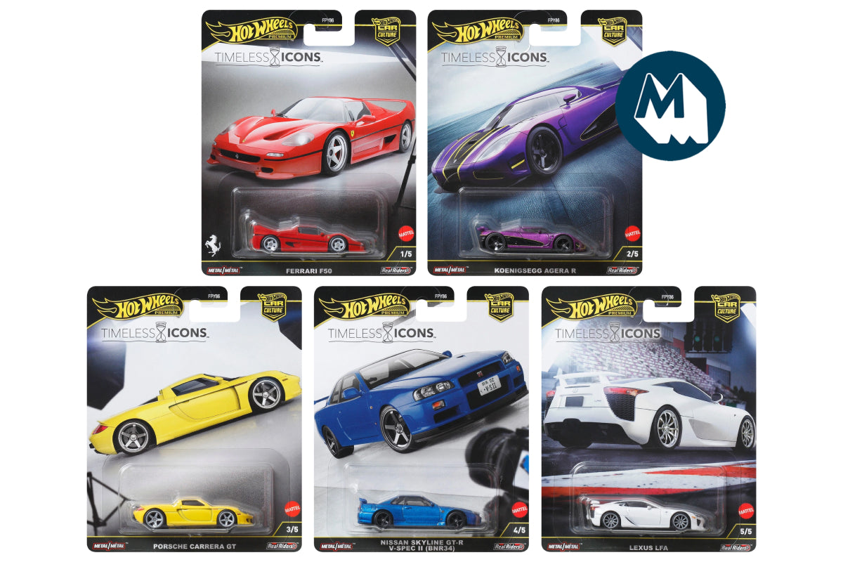 Hot Wheels Car Culture 2025 Mix 8 Timeless Icons – Modelmatic