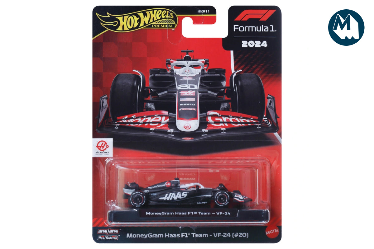 Hot Wheels Premium 2024 Formula 1 - MoneyGram Haas F1 Team - VR-24
