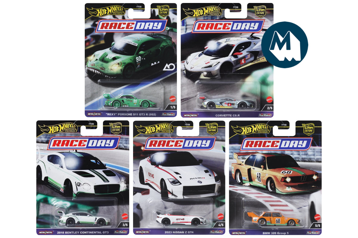 Hot Wheels Car Culture 2024 Mix 6 Race Day #3 / Full sets & cases
