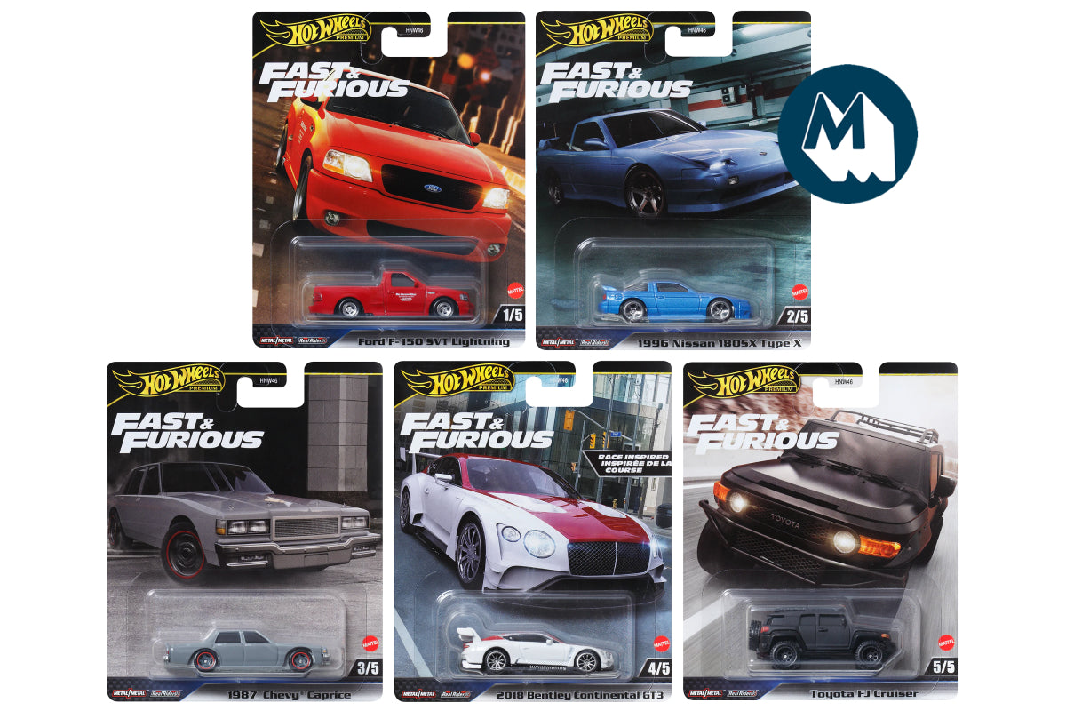 Hot Wheels Fast & Furious Premium 2024 Mix 4 / Full sets