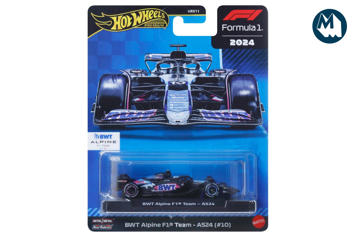 Hot Wheels Premium 2024 Formula 1 - BWT Alpine F1 Team - A524 (#10)