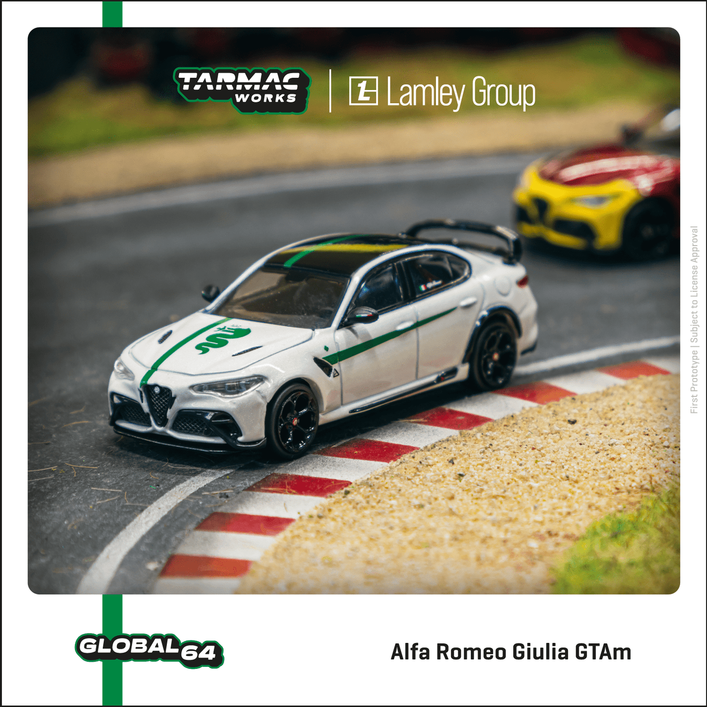 Alfa Romeo Giulia GTAm - Lamley Special Edition (White/Green)