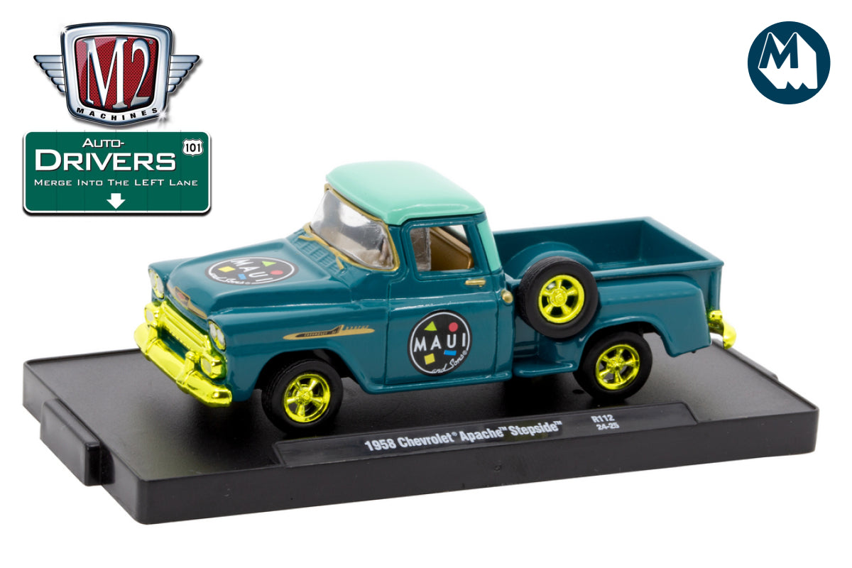M2 Drivers 112 - 1958 Chevrolet Apache Stepside "Maui & Sons"