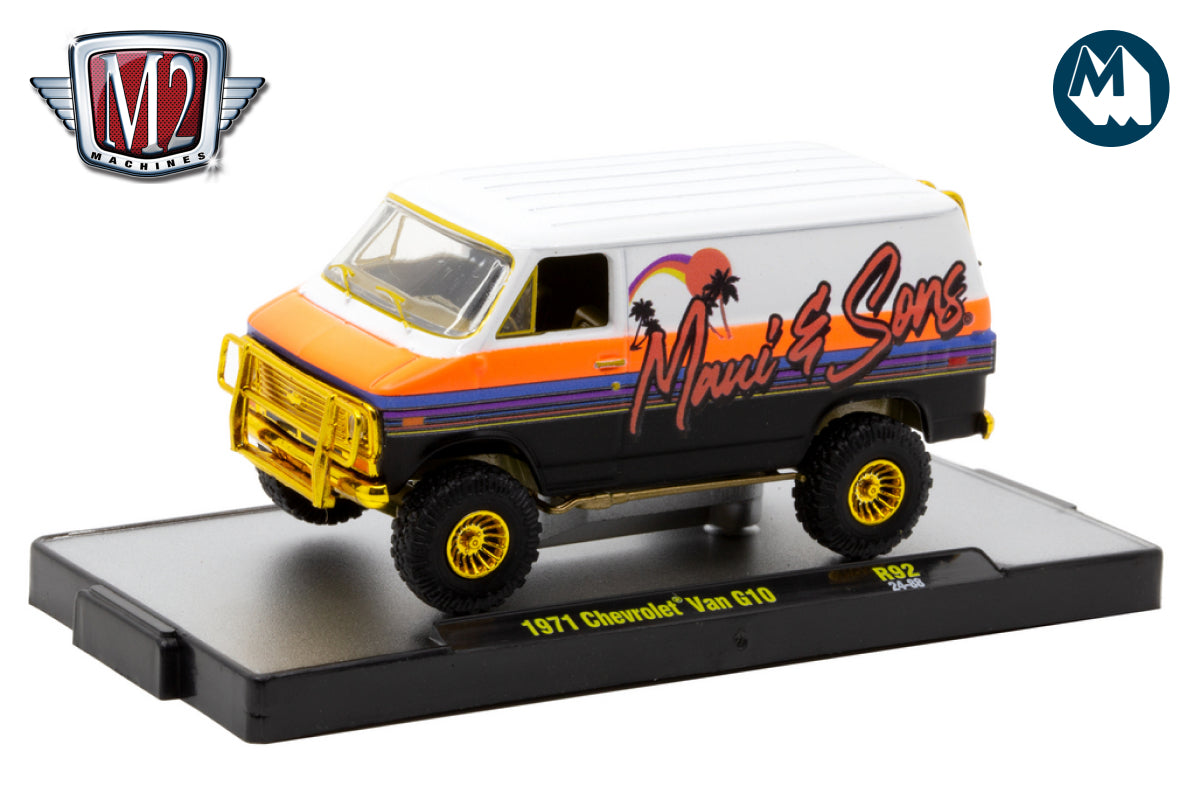 M2 Auto-Thentics 92 - 1971 Chevrolet Van G10 "Maui & Sons"