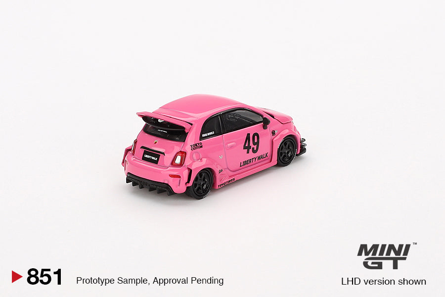 #851 - Fiat ABARTH 595 LB-WORKS x Abas Works Pink