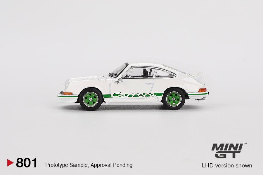 #801 - Porsche 911 Carrera RS 2.7 (Grand Prix White with Green Livery)
