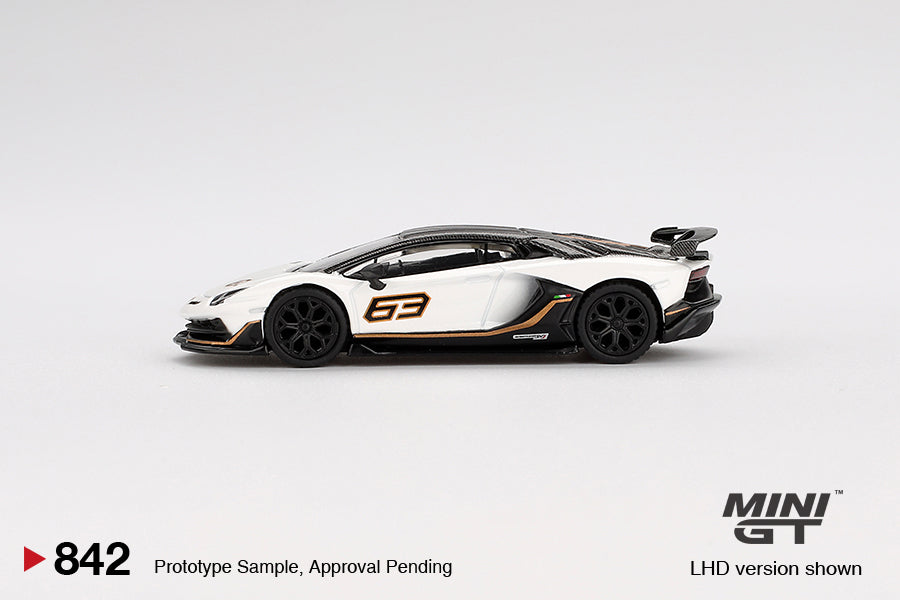 #842 - Lamborghini Aventador SVJ 63 Bianco Asopo