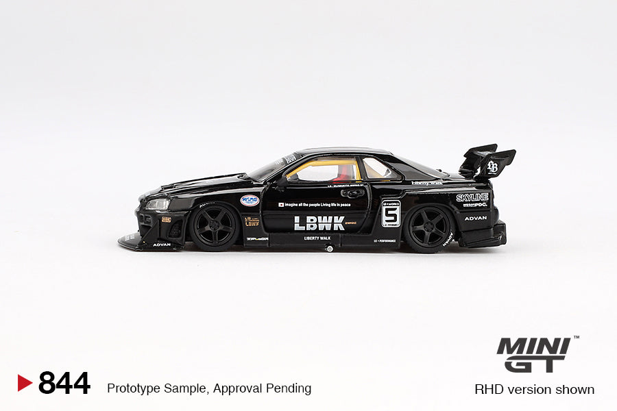 #844 - Nissan LB-ER34 Super Silhouette Skyline (Black)