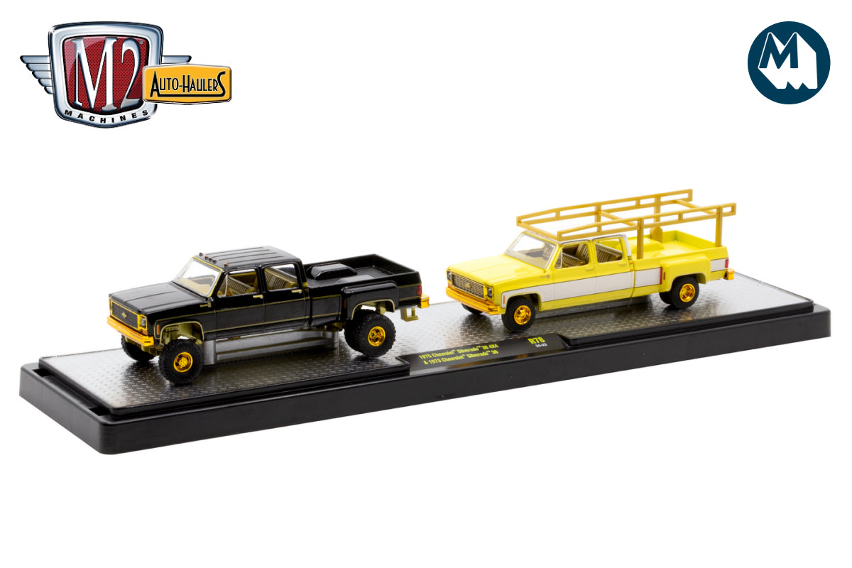 M2 Auto-Haulers 78 - 1975 Chevrolet Silverado 30 4X4 & 1973 Chevrolet Silverado 30