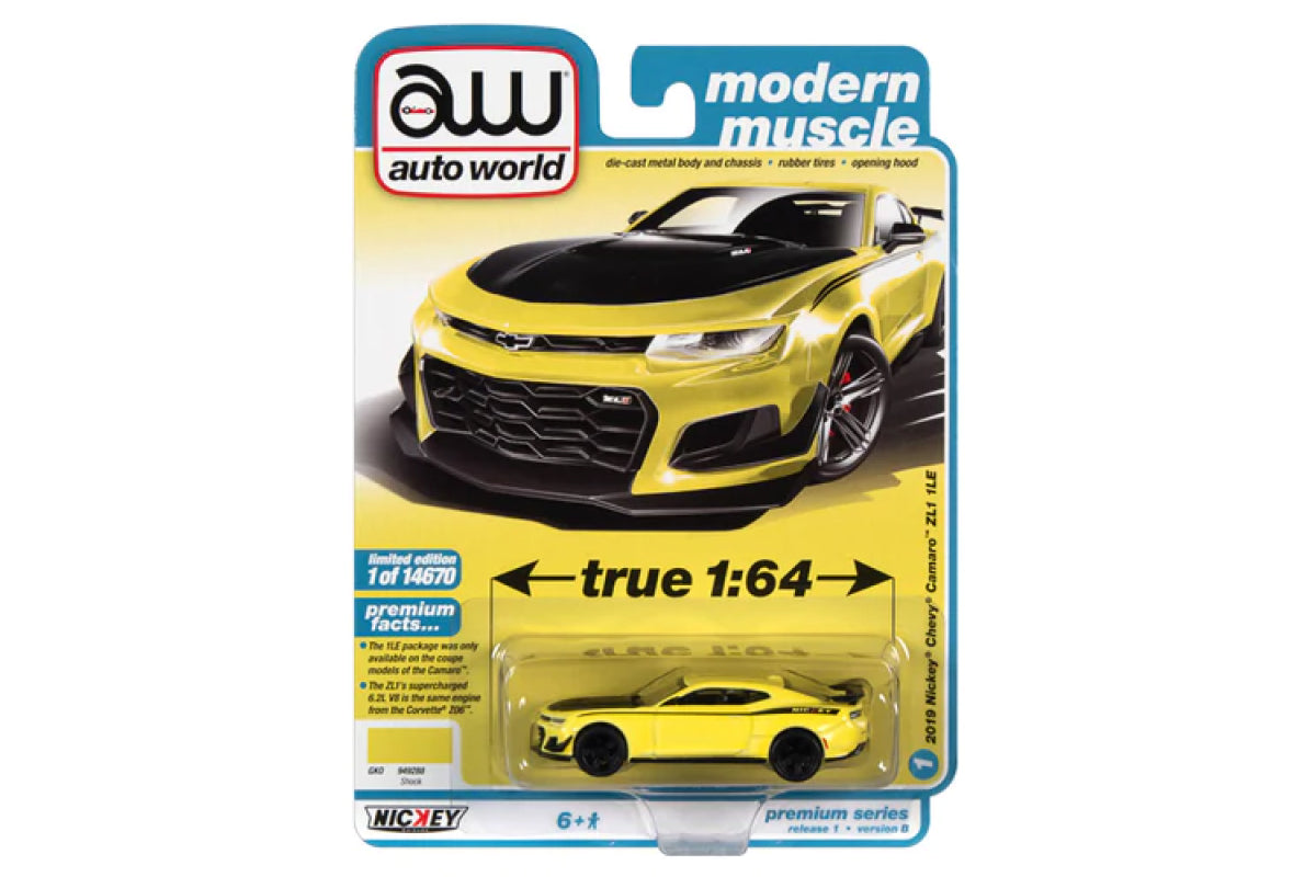 2019 NICKEY Chevrolet Camaro ZL1 1LE (Shock Yellow)