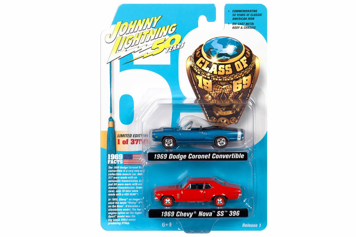 1969 Chevy Nova SS 396 / 1969 Dodge Coronet Convertible