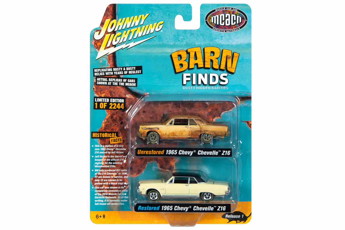 Unrestored 1965 Chevy Chevelle Z16 / Restored 1965 Chevy Chevelle Z16 (Barn Finds)