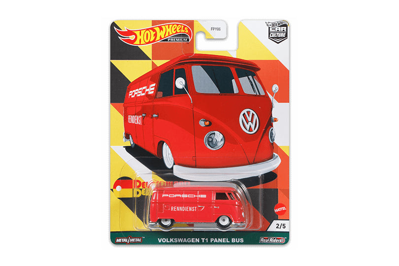 Hot Wheels Car Culture 2021 Mix 3 Deutschland Design / #2 - Volkswagen T1 Panel Bus