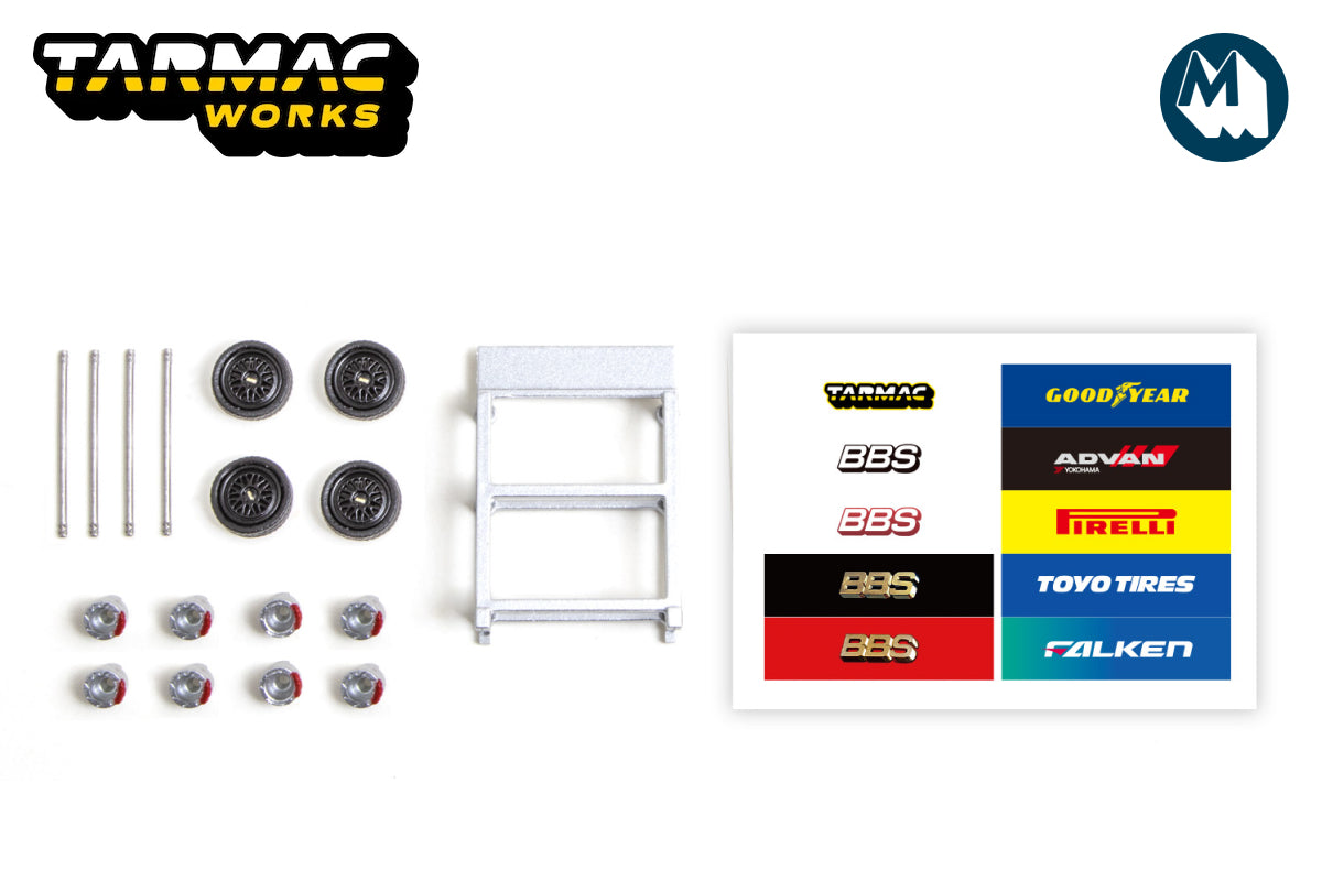 Tarmac Works - 1/64 BBS LM Forged Diamond Black